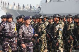 Apel Gelar Kesiapan Matra Laut Latopsfib pada Latihan TNI Terintegrasi