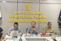 Kanwil Kemenkum Babel harmonisasi lima Ranperkada Bangka Tengah