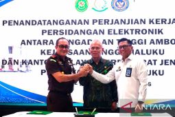 Ditjenpas Maluku gandeng berbagai pihak implementasi sidang elektronik dukung transformasi digital