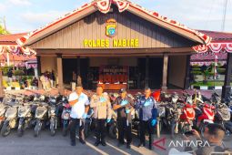 Polres Nabire amankan 62 motor dalam Operasi Sikat Noken 2026