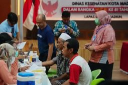 Dinkes lakukan skrining  penyakit TB di Lapas Kelas I Madiun