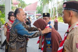 32 anggota Pramuka Pematangsiantar ikuti Jamnas di Cibubur