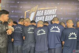 Polresta Bandung mengamankan 531 orang terkait aksi premanisme