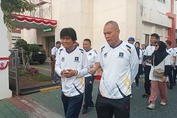 Kanwil Kemenkum Banten gelar Fun Walk sambut Hari Pengayoman ke-81