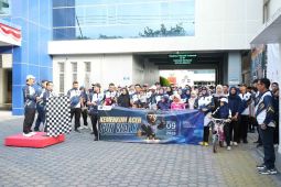 Kakanwil Kemenkum Aceh lepas peserta fun walk sambut Hari Pengayoman ke-81
