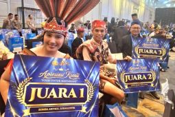 Jurnalis Antara Kalbar juara 1 lomba penulisan artikel Polri