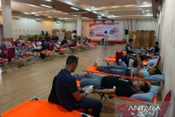 Sambut HUT ke-81 Kemerdekaan RI, Inalum menggelar aksi donor darah