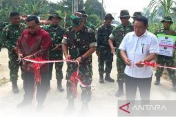 Program TMMD bangun akses desa dan ekonomi warga Kubu Raya