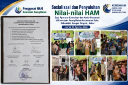 KemenHAM Babel tingkatkan pemahaman HAM aparatur Kelurahan Arung Dalam