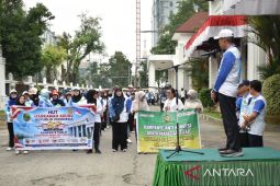 PN Medan kampanyekan penerapan SMAP melalui gerak jalan sehat