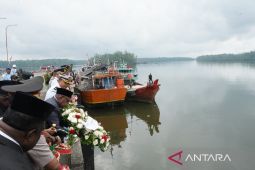 Wabup Mimika pimpin upacara tabur bunga di PPI Pomako