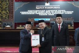 DPRD Provinsi Jambi gelar paripurna penyampaian LHP BPK