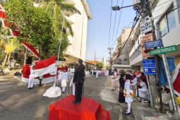 Upacara HUT ke-81 RI di Jalan Genteng Muhammadiyah hidupkan sejarah