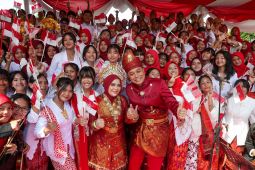 Tari Kampung Pancasila warnai peringatan HUT ke-81 RI