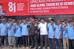 Puluhan eks napiter ikuti HUT ke-81 RI di Sumut perkuat kedaulatan bangsa