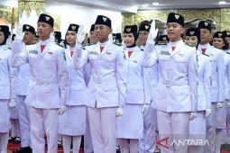 Paskibraka "Indonesia Berdaulat" siap bertugas, ini formasi lengkapnya