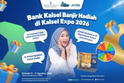 Bank Kalsel semarakkan ajang Kalsel Expo 2026 dengan permainan roda impian