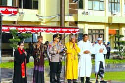 Polda Gorontalo gelar doa lintas agama untuk korban gempa NTT