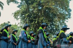 Puluhan siswa Bogor "long march" sejauh 69 kilometer ke Cianjur