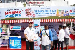 Pertamina Patra Niaga rayakan semarak HUT Ke-81 RI di SPBU bersama pelanggan setia