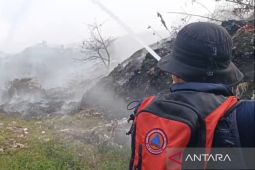 Polres Kuningan menyelidiki penyebab kebakaran TPSA Ciniru