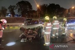 Ini Kronologi Jeep terbakar tewaskan dua orang di Jagorawi