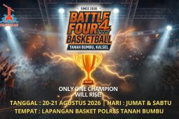 Empat klub basketball di Tanah Bumbu siap berlaga di "Battle Four Basketball"