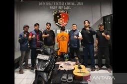 Residivis curanmor ditangkap Tim URC Polda Babel saat mengamen di Pangkalpinang