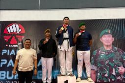 Personel SPN Polda Sumut raih Juara I taekwondo Piala Pangdam I Bukit Barisan