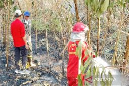 Menhut pastikan pembasahan lahan gambut yang masih berasap di Kalsel terus dilakukan