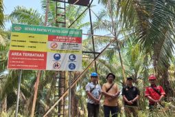 PT AAL1 bersama Polsek Haruai deteksi dini karhutla