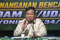 Prabowo terima usul BNPB soal gudang logistik BPBD antisipasi bencana