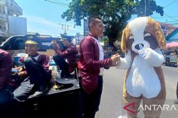 Swiss-Belhotel Pangkalpinang bagikan infused water gratis di pawai dan karnaval pembangunan