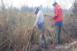 Kemenhut lakukan pembasahan gambut terbakar di Banjarbaru