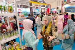 Produk UMKM Solok rendang hi ngga tikar pandan diminati di AOE 2026