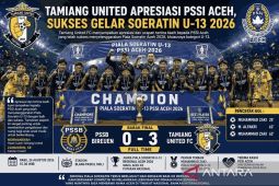 Tamiang United apresiasi PSSI Aceh, sukses gelar Soeratin U-13