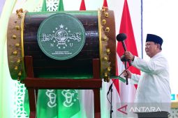 Presiden Prabowo pukul bedug tandai pembukaan muktamar ke-35 NU
