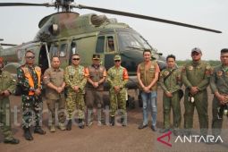 Danrem cek posko udara persiapan operasi pemadaman Karhutla di Jambi