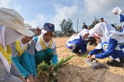PT Timah - Pemkab Bangka Barat tanam ratusan pohon endemik