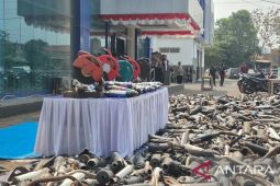 Polres Cimahi tindak 5.770 knalpot tidak sesuai spesifikasi
