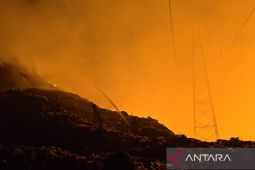 Kebakaran landa TPA Putri Cempo Solo