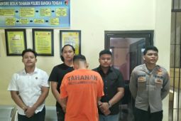 Timgab URC Polda Babel-Polres Bangka Tengah tangkap pria yang ngaku polisi untuk menipu