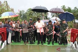 Gubernur Sumut resmikan Jembatan Bailey dampak bencana di Tapteng