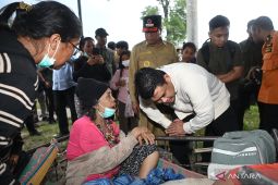 Pemprov Sumut dampingi Pemkab Karo tangani pengungsi erupsi Sinabung