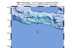 BPBD Cilacap: belum ada laporan kerusakan gempa M5,4
