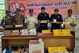 Bea Cukai sita 40.960 batang rokok ilegal di Aceh Selatan