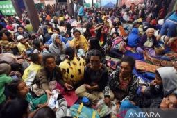 Pengungsi Kuta Tengah mulai kembali ke rumah, BPBD tetap siagakan petugas pantau Sinabung