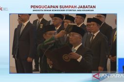 Sarjito resmi jadi Kepala Pengawas Eksekutif Bursa Mineral