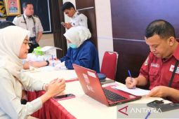 Kanwil Ditjen Imigrasi Babel semarakkan HUT Ke-81 RI lewat donor darah dan cek kesehatan gratis