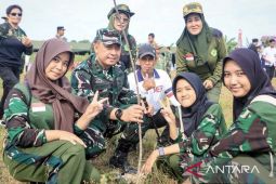 Kodam Mulawarman tanam ratusan ribu pohon peringati HUT TNI